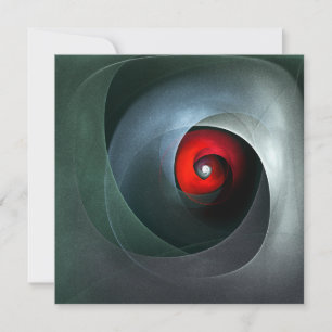 Red Swirl Artistic Modern Abstract Art Pattern #19