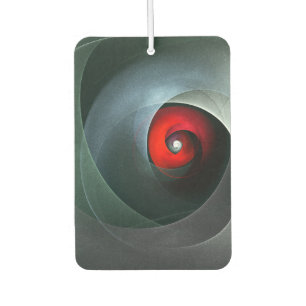 Red Swirl Artistic Modern Abstract Art Pattern #19 Air Freshener