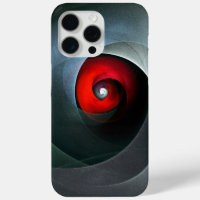 Red Swirl Artistic Modern Abstract Art Pattern #19
