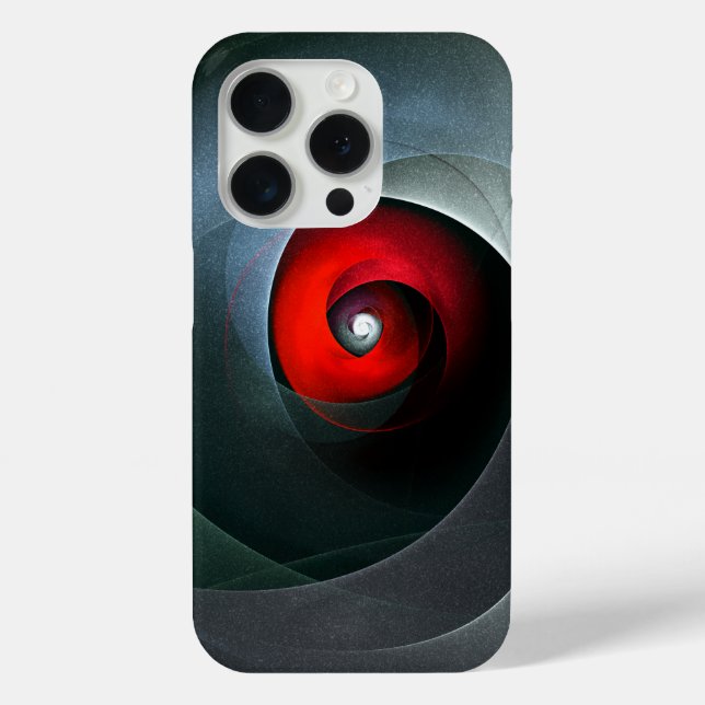 Red Swirl Artistic Modern Abstract Art Pattern #19 Case-Mate iPhone Case (Back)