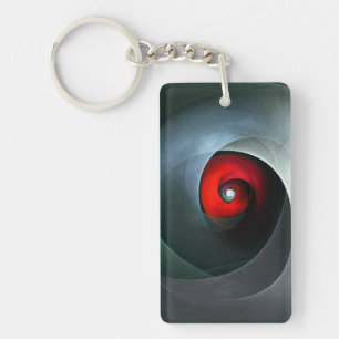 Red Swirl Artistique moderne Art Abstrait Motif #1
