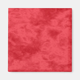 Red Swirl Magnet - Square