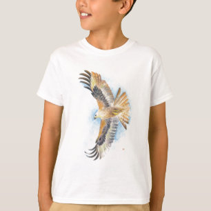 Red Tail Hawk Art T-Shirt