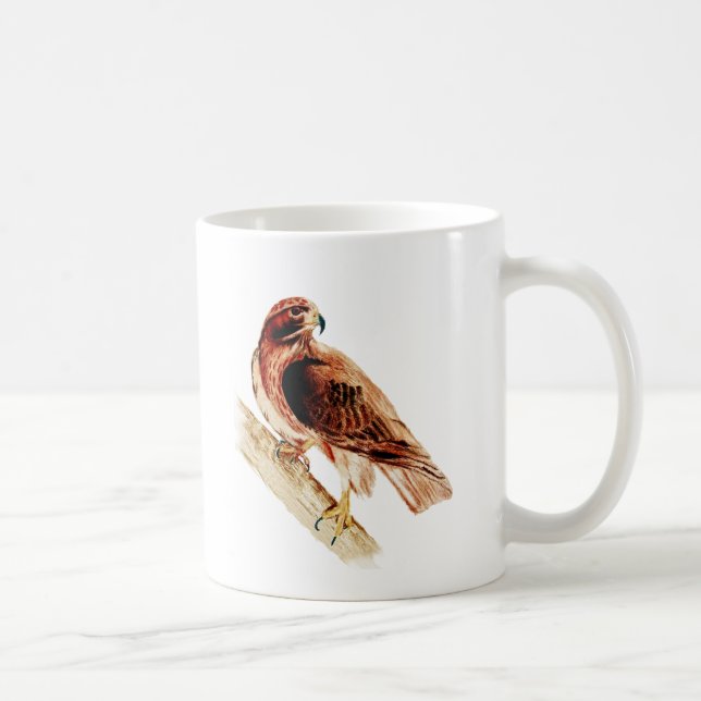 Red Tail Hawk Coffee Mug (Right)