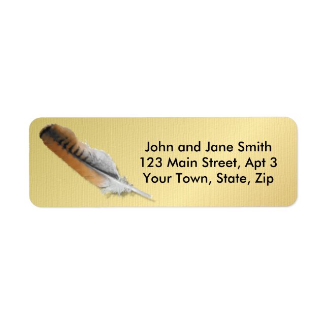 Red-tail Hawk feather (Front)