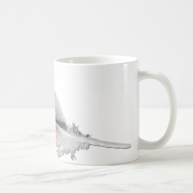 Red-tail Hawk feather Coffee Mug (Right)