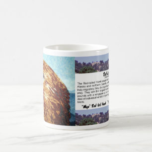 Red-tail Hawk textile Coffee Mug