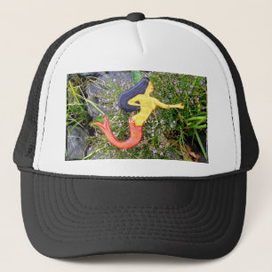 red-tail sirena mermaid trucker hat