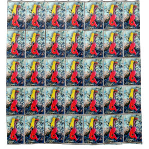 red-tailed blonde mermaids