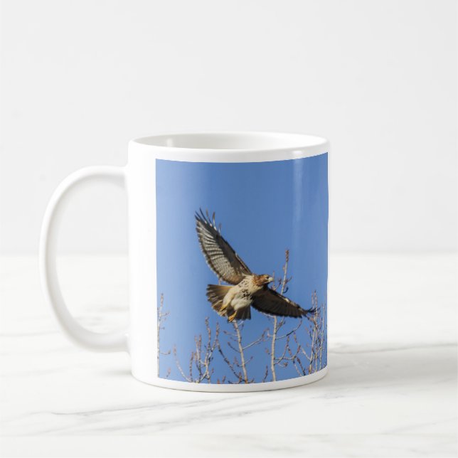 Red-tailed Hawk Coffee Mug (Left)