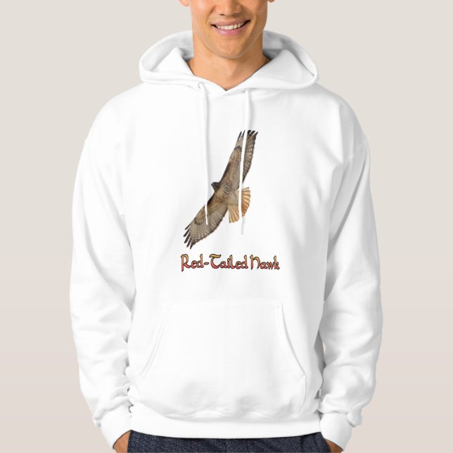 Red-Tailed Hawk Hoodie (Front)