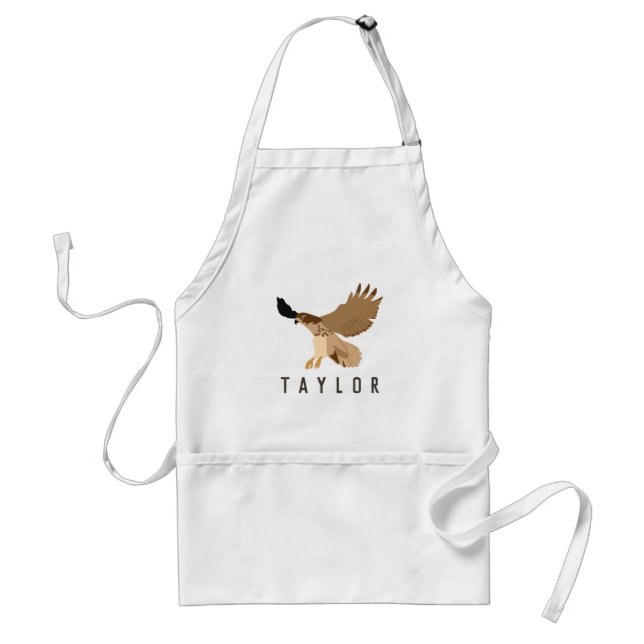 Red-Tailed Hawk in Flight Personalized Standard Apron (Front)
