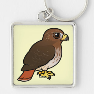 Red-tailed Hawk Keychain