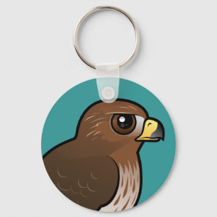 Red-tailed Hawk Keychain