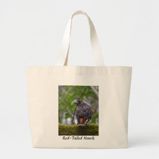 Red-Tailed Hawk Large Tote Bag