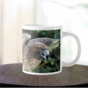 Red-tailed Hawk Photo Large Coffee Mug
