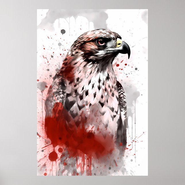 Red Tailed Hawk Poster (Front)
