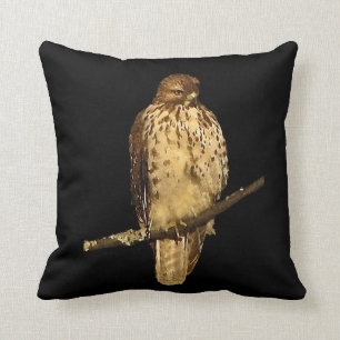 Red Tailed Hawk Throw Pillow
