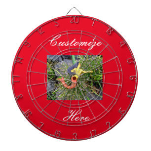 red-tailed sirena mermaid dartboard