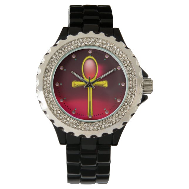 RED TALISMAN ,Ruby Gemstones ,Black Watch (Front)