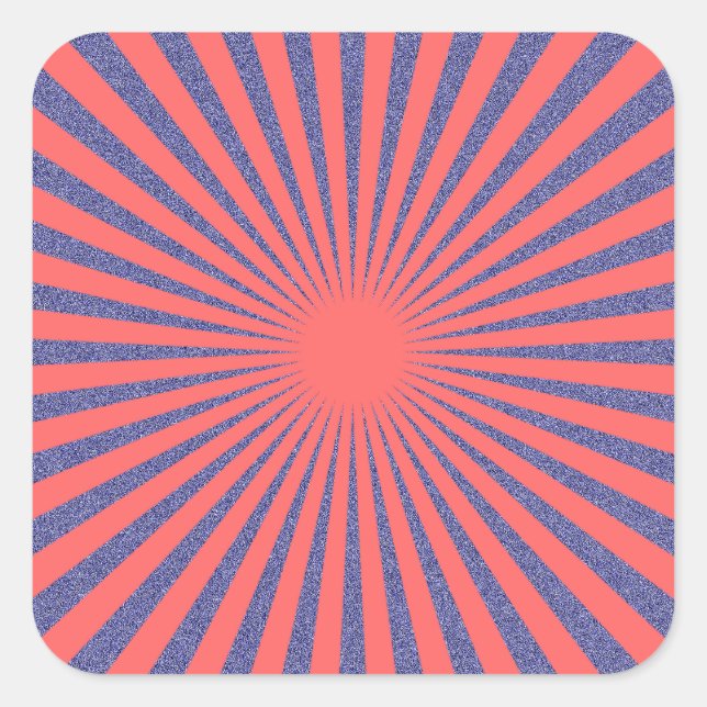 Red Target - Square Sticker (Front)