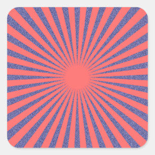Red Target - Square Sticker