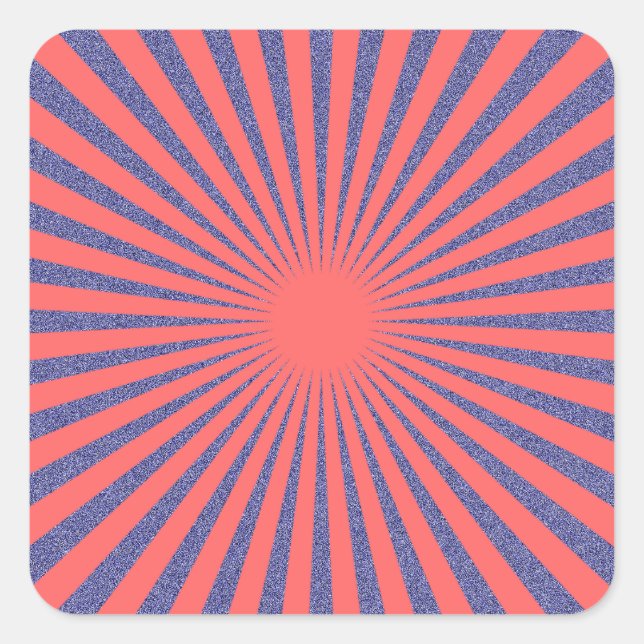 Red Target - Square Sticker (Front)