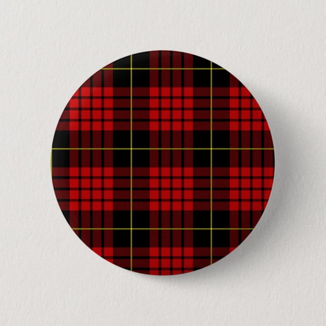 Red Tartan Button (Front)