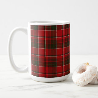 Red Tartan Check Coffee Mug