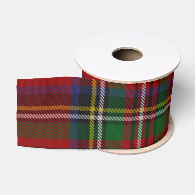 Red Tartan Christmas Ribbon Zazzle Bows & Ribbons Grosgrain Ribbon (Spool)