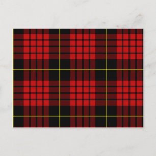 Red Tartan Postcard