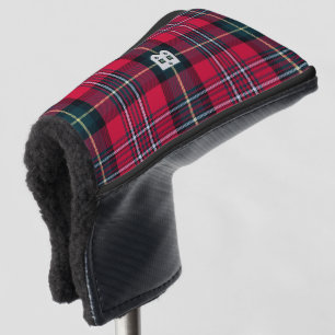 Red Tartan w/out Initial(s) Golf Head Cover