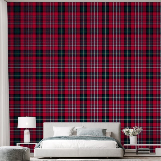 Red Tartan  Wallpaper (Bedroom)