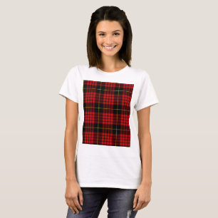 Red Tartan Women's Basic T-Shirt
