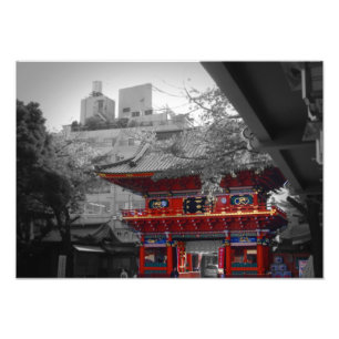 Red Temple Photo Print