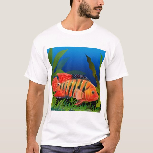 Red Terror Festae Cichlid T-Shirt (Front)