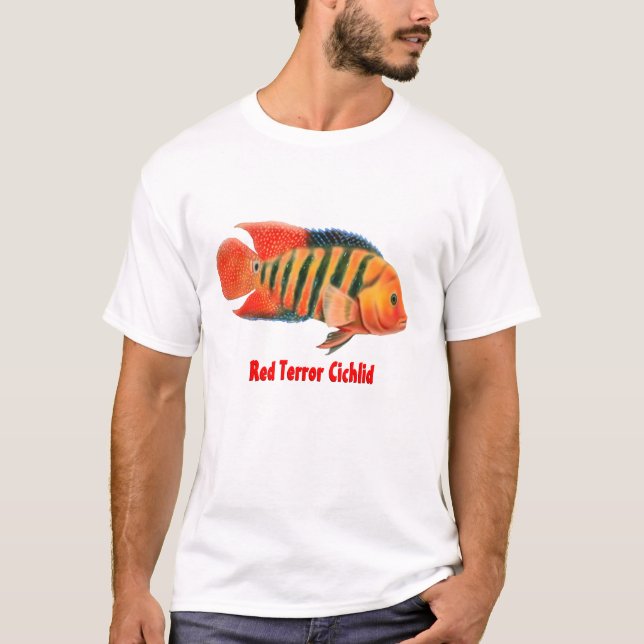 Red Terror Festae Cichlid T-Shirt (Front)