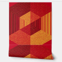  Red textured 3D effect "Ratti_Creative_Arts"