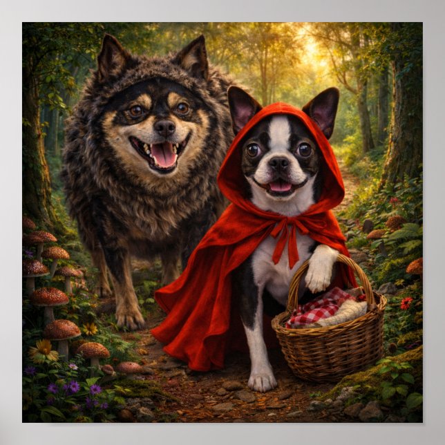 "Red & The Wolf" (2) Poster (Front)