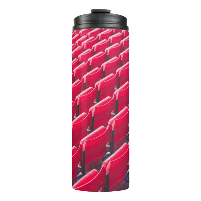 Red theatre chairs thermal tumbler (Front)
