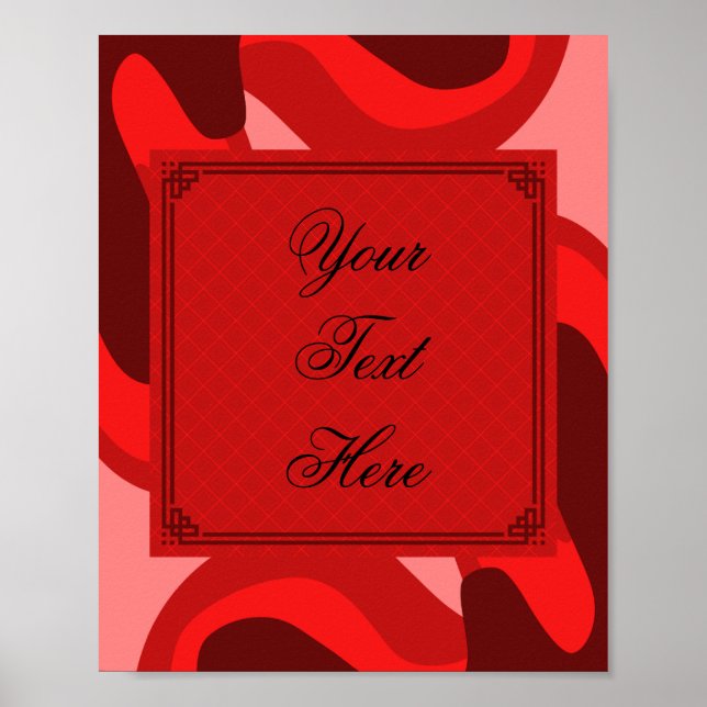 Red Theme Poster for Events (Front)