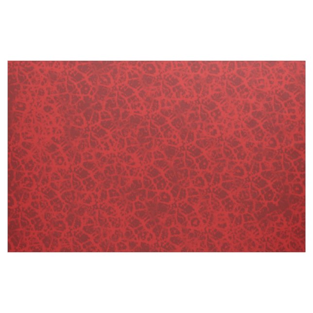 Red Thin Faux Lace Effect Design Fabric (Fat Quarter)