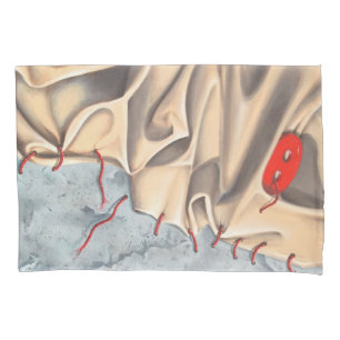 Red thread pillowcase