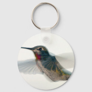 Red-Throated Hummingbird Keychain