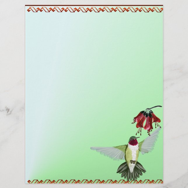Red Throated Hummingbird letterhead_vertical (Front)