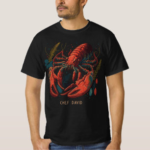 Red Tide Lobster Chef Name T-Shirt