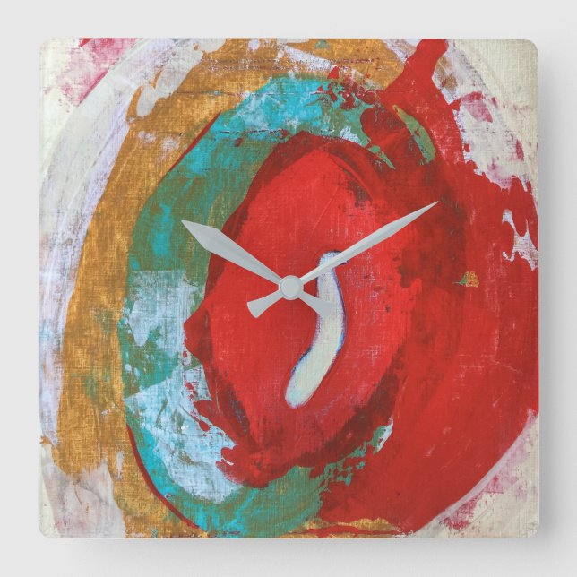 Red Tide Wall Clock (Front)