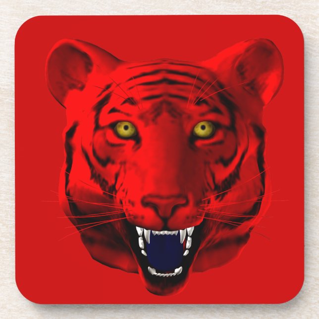 Red Tiger Coaster (Front)