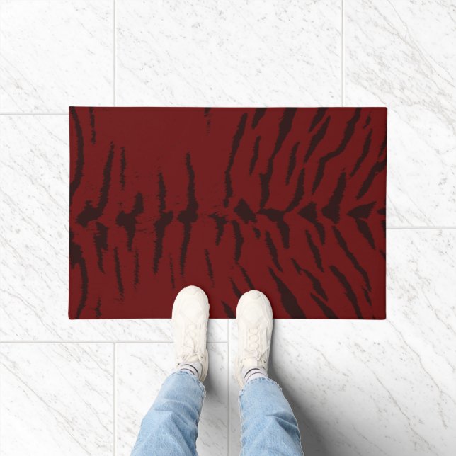 Red Tiger Digital Print Doormat (Indoor)