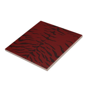 Red Tiger Digital Print Tile